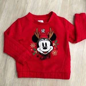 Disney Minnie Christmas sweater. Size 4